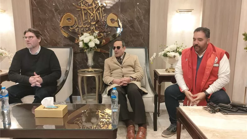 محافظ شمال سيناء يستقبل وفد برلماني دنماركي رفيع المستوي