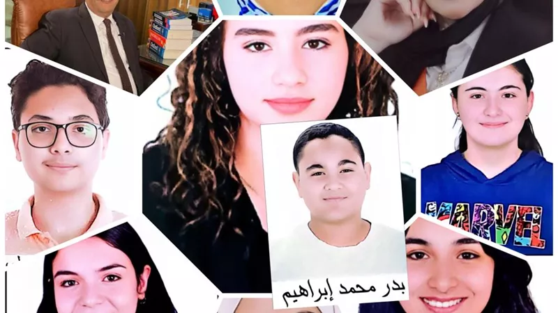 طلاب العمران أوائل الجيزة في الاعدادية