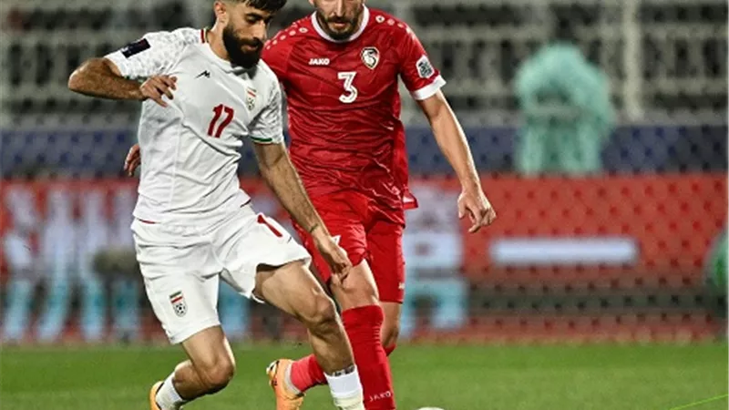 شاهد .. ركلات المعاناة التى صعدت بايران على حساب سوريا بكأس آسيا
