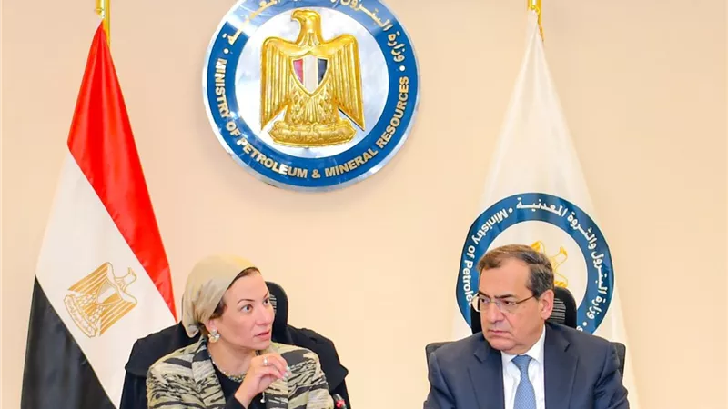 وزيرا البيئة والبترول يبحثان الملفات الهامة