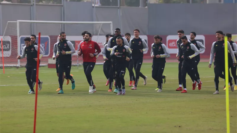 الأهلي يواصل تدريباته استعدادا لمواجهة شباب بلوزداد الجزائري