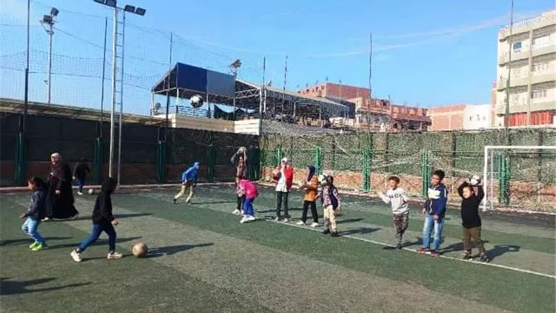 تنظيم فعاليات مراكز أطفال التوحد بشباب ديرب وناصر