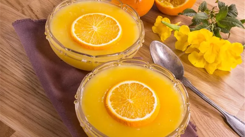 مهلبية البرتقال اللذيذة