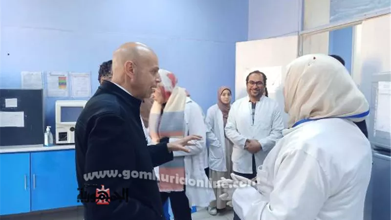 مديرالصحة يتابع التشغيل التجريبي لقسم الحضانات الجديد ببلبيس
