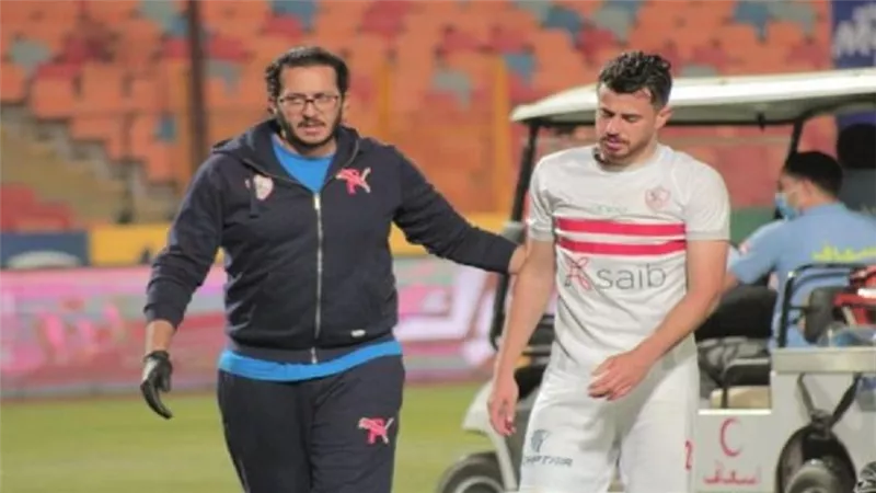 أرضية الملعب .. شاهد إبراهيم فايق يكشف تفاصيل وسبب إصابة الونش
