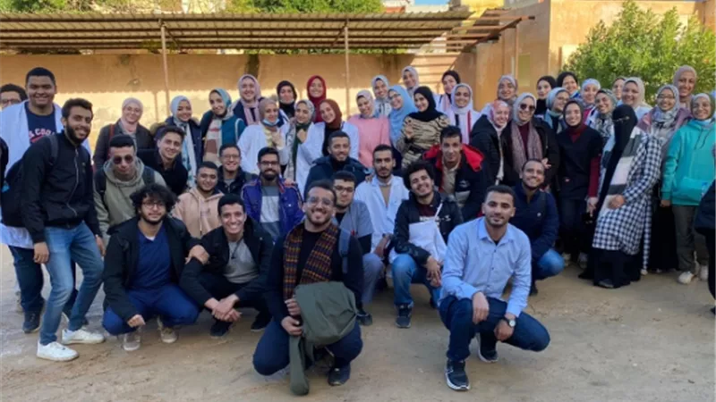 جامعة الإسكندرية تنظم قافلة طبية إلى قرية الوادي بكينج مريوط
