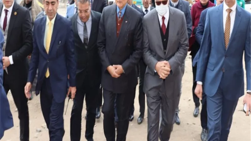 محافظ القليوبية يضع حجر أساس إنشاء فرع لمكتبة مصر العامة بشبرا