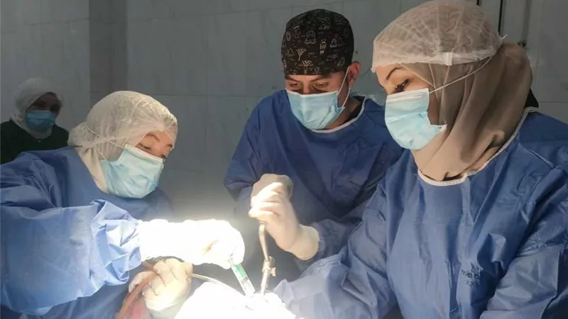 إثرسقوطها من علو إجراءجراحةلتفريغ نزيف مخي لإنقاذ حياة سيدة