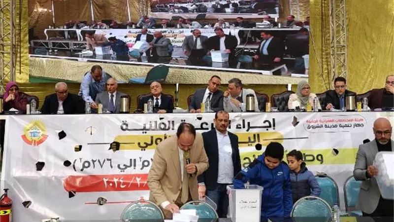 جهاز الشروق يكشف تفاصيل القرعة العلنية لـتخصيص 169 بالرابية.. صور