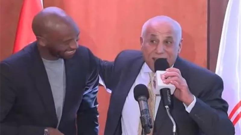 رسالة خاصة من رئيس نادى الزمالك لشيكابالا فى مؤتمر تقديم الصفقات الجديدة