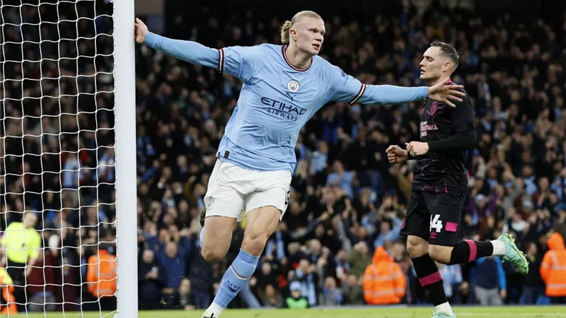 مانشستر سيتى يتقدم بالثانى أمام برينتفورد بالدورى الإنجليزى