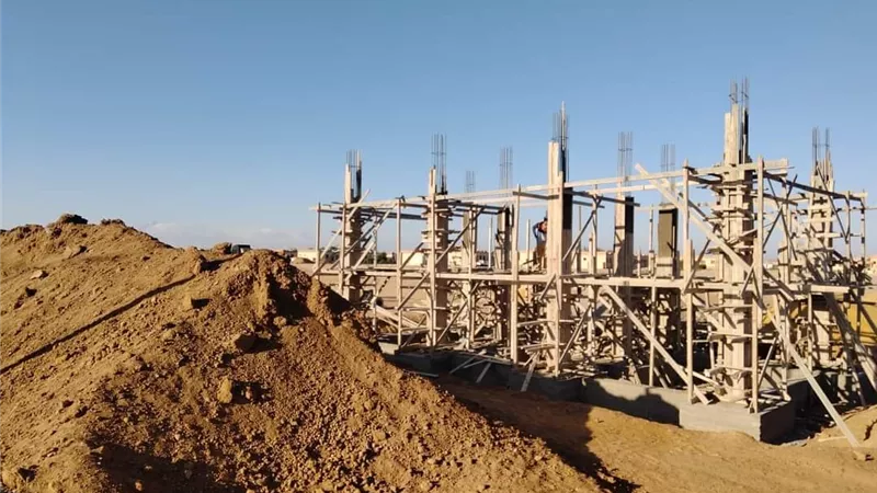رئيس غارب يتفقد مراحل تنفيذ مشروع انشاء مسجد ومجمع خدمات