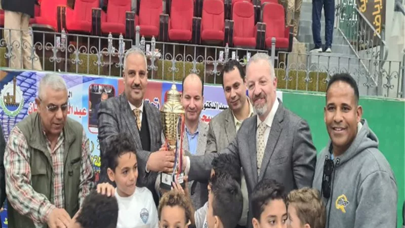 وكيلا الرياضة والصحة بالقليوبية يشهدان ختام دورى الاكاديميات لكرة القدم