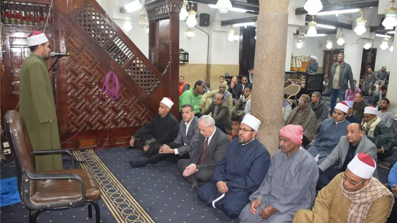 محافظ الأقصر يشهد الإحتفال بليلة الإسراء والمعراج