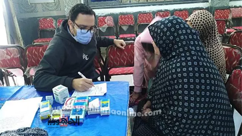 جامعة السادات تدشن قافلة طبية ومشروع بيئى تنموى بالغوري منوفية