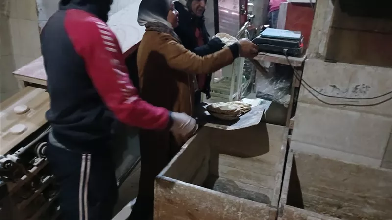تحرير 9 محاضر تموينية متنوعة لمخابز قلين في كفرالشيخ