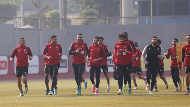 الأهلي يواصل تدريباته استعدادا لمواجهة شباب بلوزداد الجزائري