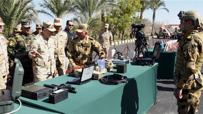 رئيس الأركان يتفقد أساليب التدريب القتالى بقيادة قوات الصاعقة