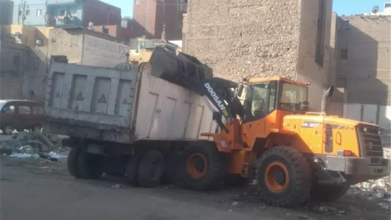 رفع 8496 طن قمامة من الإسماعيلية خلال أسبوع