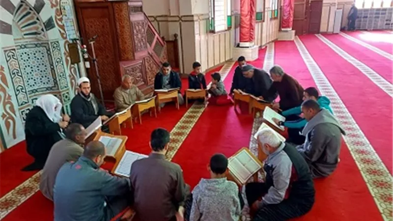 اوقاف المنيا تستقبل شهر شعبان بختم الجزء الحادي عشر من القرآن