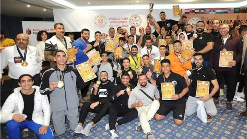 مصر تتوج بكأس العالم للقوة البدنية..وتحطم 28 رقمًا قياسيًا عالميا