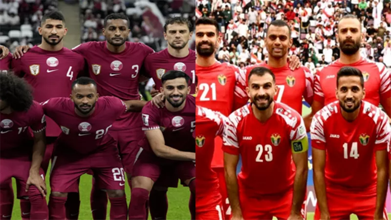 تاريخ مواجهات الأردن وقطر قبل نهائي كأس أمم آسيا