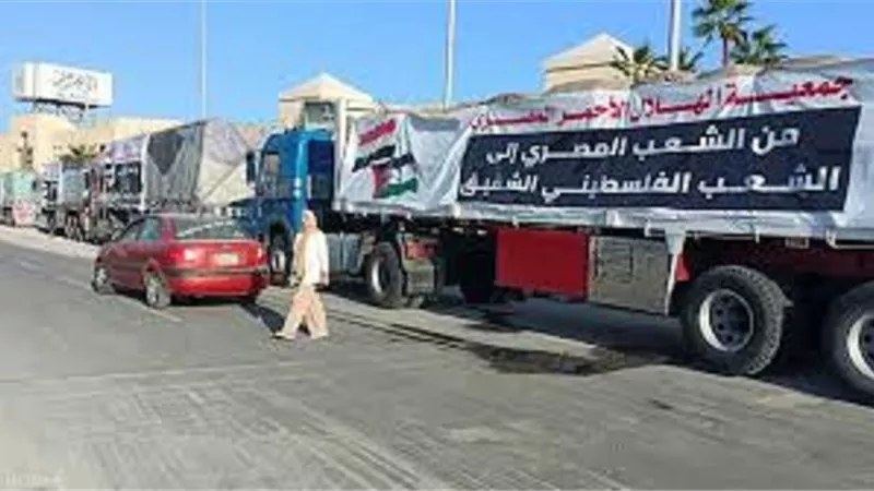 معبر الحياة.. من مصر إلي فلسطين