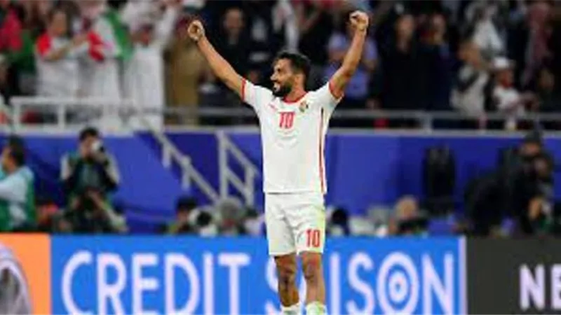 التعمرى يقود منتخب الأردن فى نهائى كأس آسيا أمام قطر