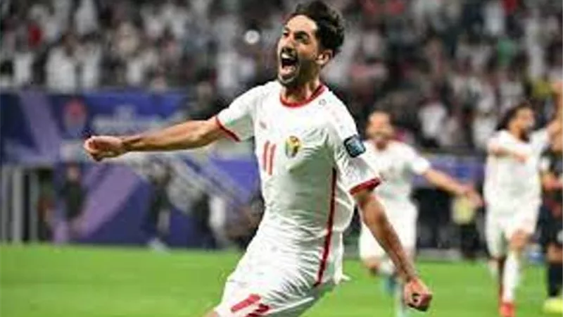 يزن النعيمات يدرك التعادل للأردن .. نهائى كأس آسيا