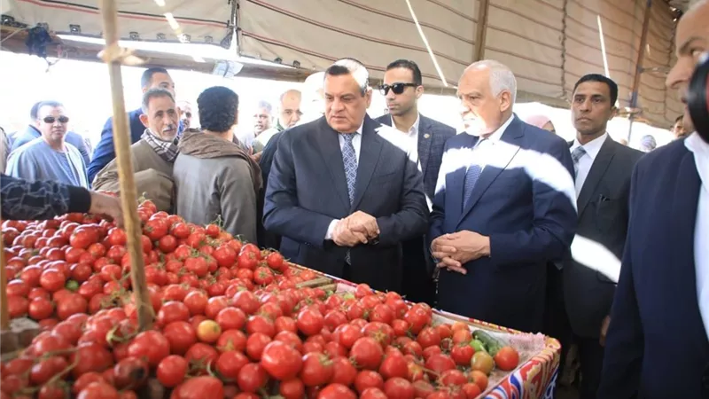 محافظ الجيزة: منافذ لبيع الخضراوات والفاكهة بسعر الجملة
