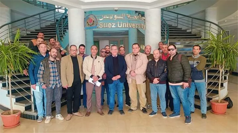 اختتام ورشة العمل التدريبية للعاملين بالمدن الجامعية بالسويس