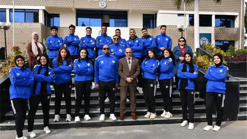 منتخب الفنون الشعبية بجامعة القناة يشارك في مسابقة ابداع 12