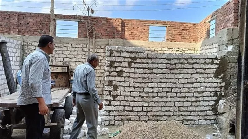 إزالة 32 حالة تعدٍ على الأراضي واسترداد 4482 متر مبانٍ بالشرقية