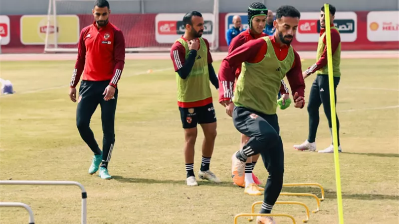 مران الأهلي: احمد عبد القادر ينتظم في التدريبات الجماعية