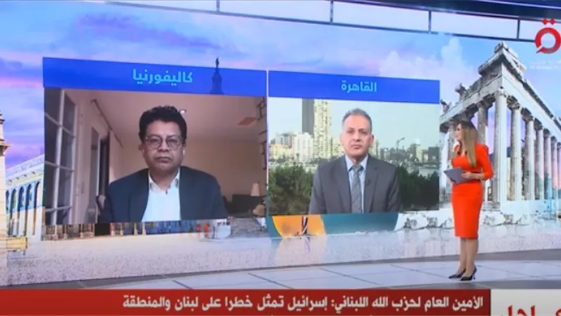 أشرف سنجر: ما تفعله إسرائيل هز سمعة أمريكا ووضعها في موقف سيئ