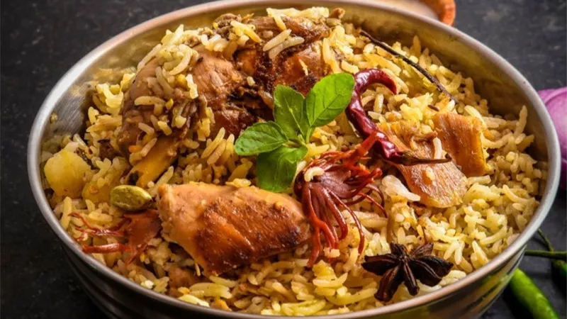 برياني الدجاج من المطبخ الهندى