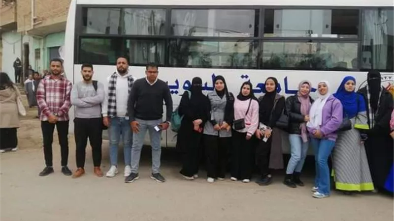 جامعة السويس تنظم قافلة طبية توعوية 
