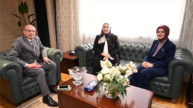 وزيرة التضامن تبحث التعاون مع وزيرة الأسرة بتركيا