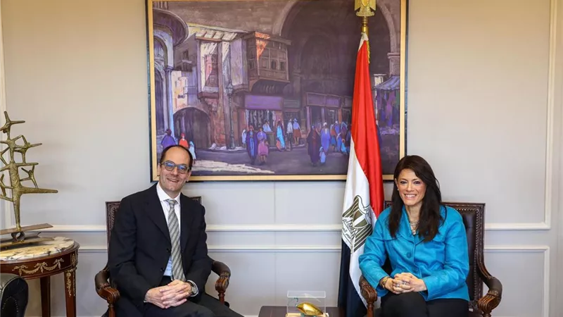 المشاط تلتقي السفير النمساوي الجديد بالقاهرة