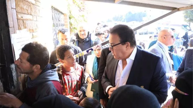 تفاصيل زيارة وزير الصحة المفاجئة للمنشآت الصحية فى مدينة الشروق