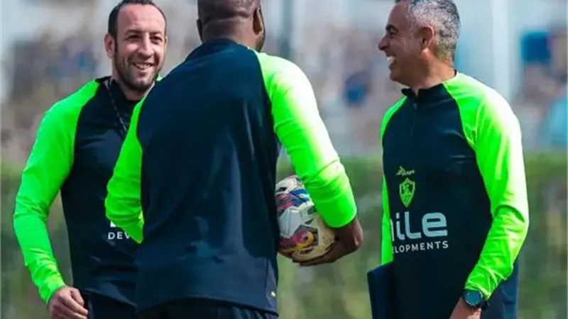 تدريبات الزمالك.. محاضرة فنية من جوميز للاعبي الفريق