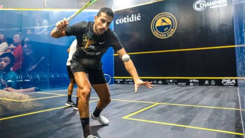 على فرج و مازن هشام يتاهلان لنصف نهائي هيوستن المفتوحة للإسكواش