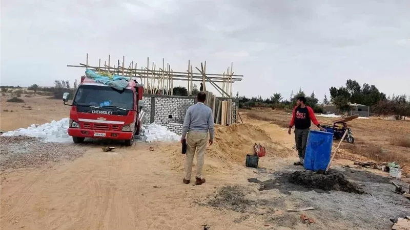 إزالة ٤٨ حالة تعد على الأرض الزراعية وأملاك الدولة بمراكز المنيا