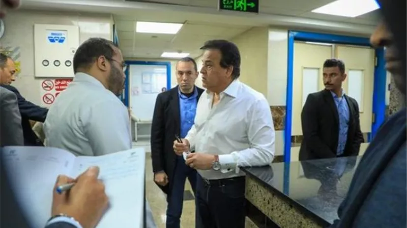 وزير الصحة يتفقد مستشفى قها التخصصي ومركز طب أسرة سنديون