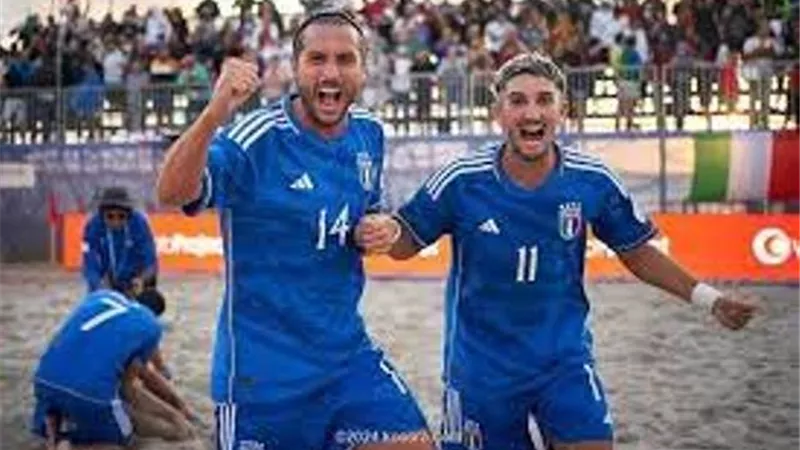 إيطاليا تهزم مصر في كأس العالم للكرة الشاطئية