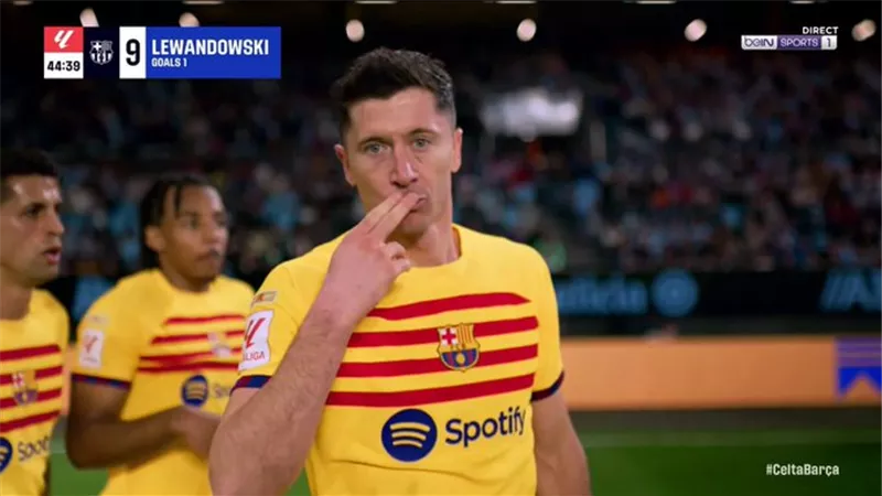 برشلونة ينهي الشوط الأول متفوقا على سيلتا فيجو بهدف .. شاهد