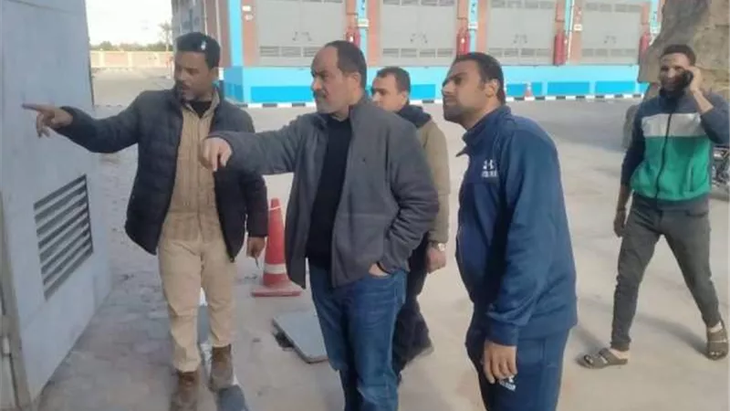 رئيس مياه الشرب ينفقد سيرالعمل بفروع الزقازيق وبلبيس وابوحماد