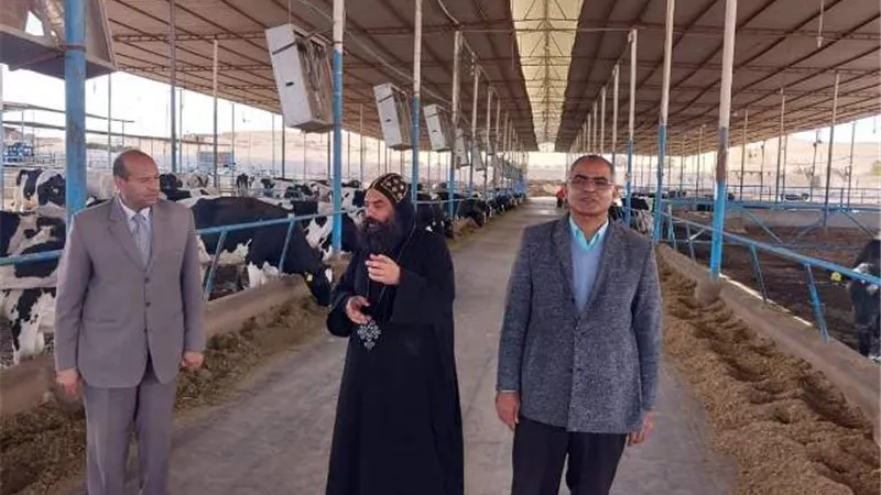 بيطري المنيا يتابع مزارع الأبقار الحلابة الهولشتين بملوي