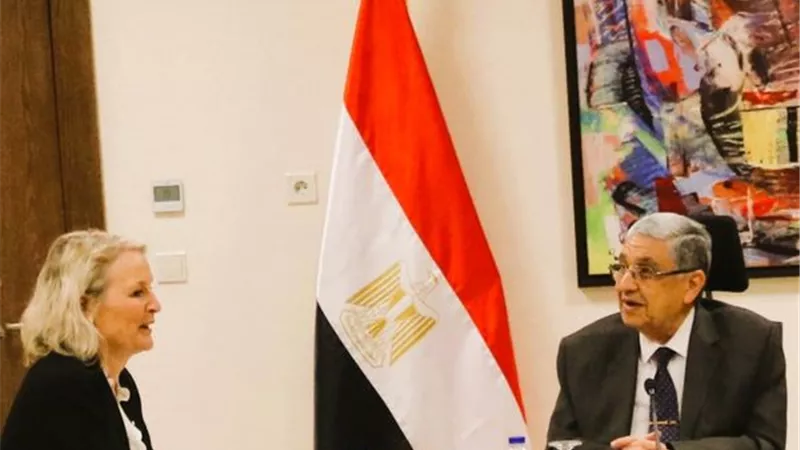 وزير الكهرباء يبحث مع مفوضة الطاقة الأوروبية التعاون المستقبلي