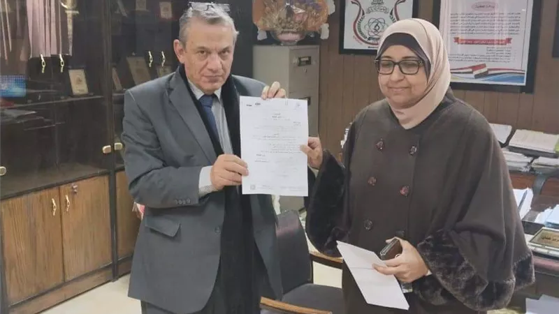 الدرندلى يعين رانيا وعبير رئيسين للفيزياء والجيولوجيا بالزقازيق